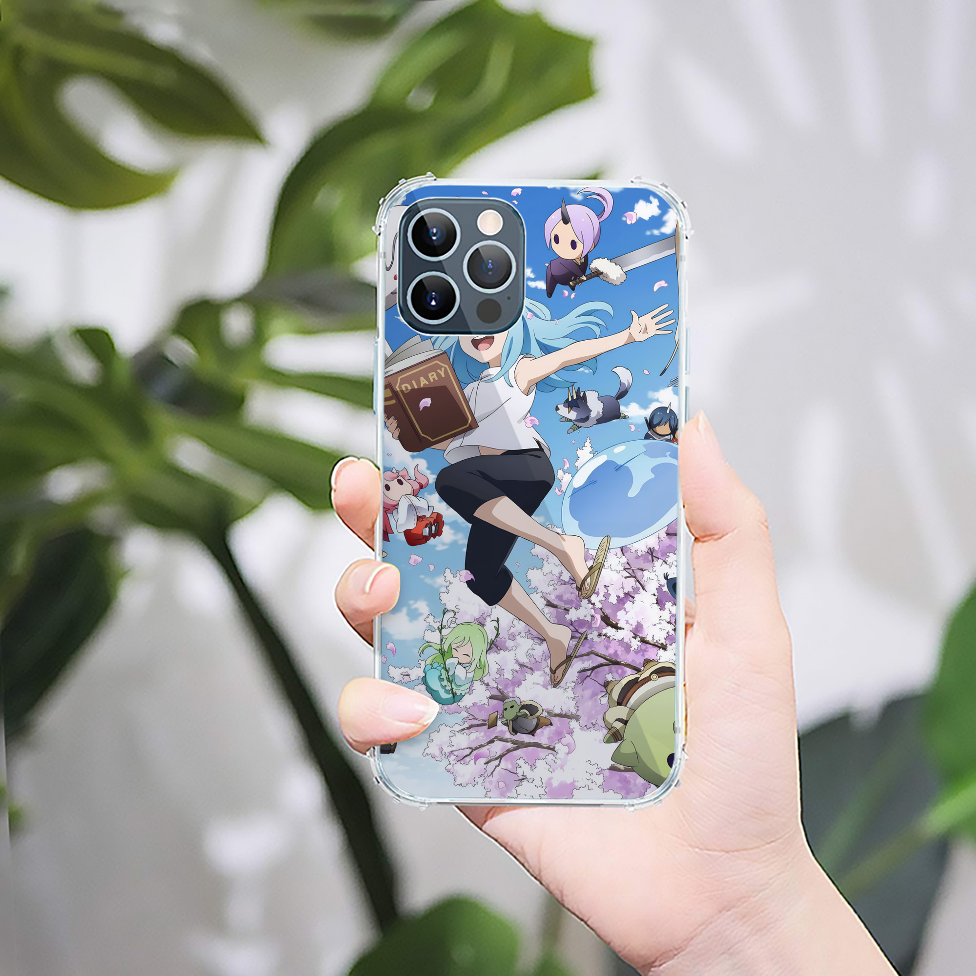（画像用） 転スラ Regarding Reincarnated to Slime 【iPhone 12シリーズ対応】透明スマホケース（クリアソフトケース）